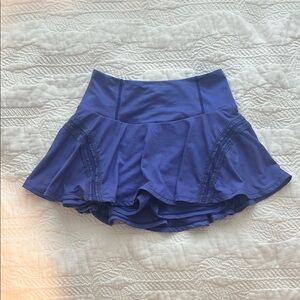 Purple Free People Pleats And Thank You Skort in Small